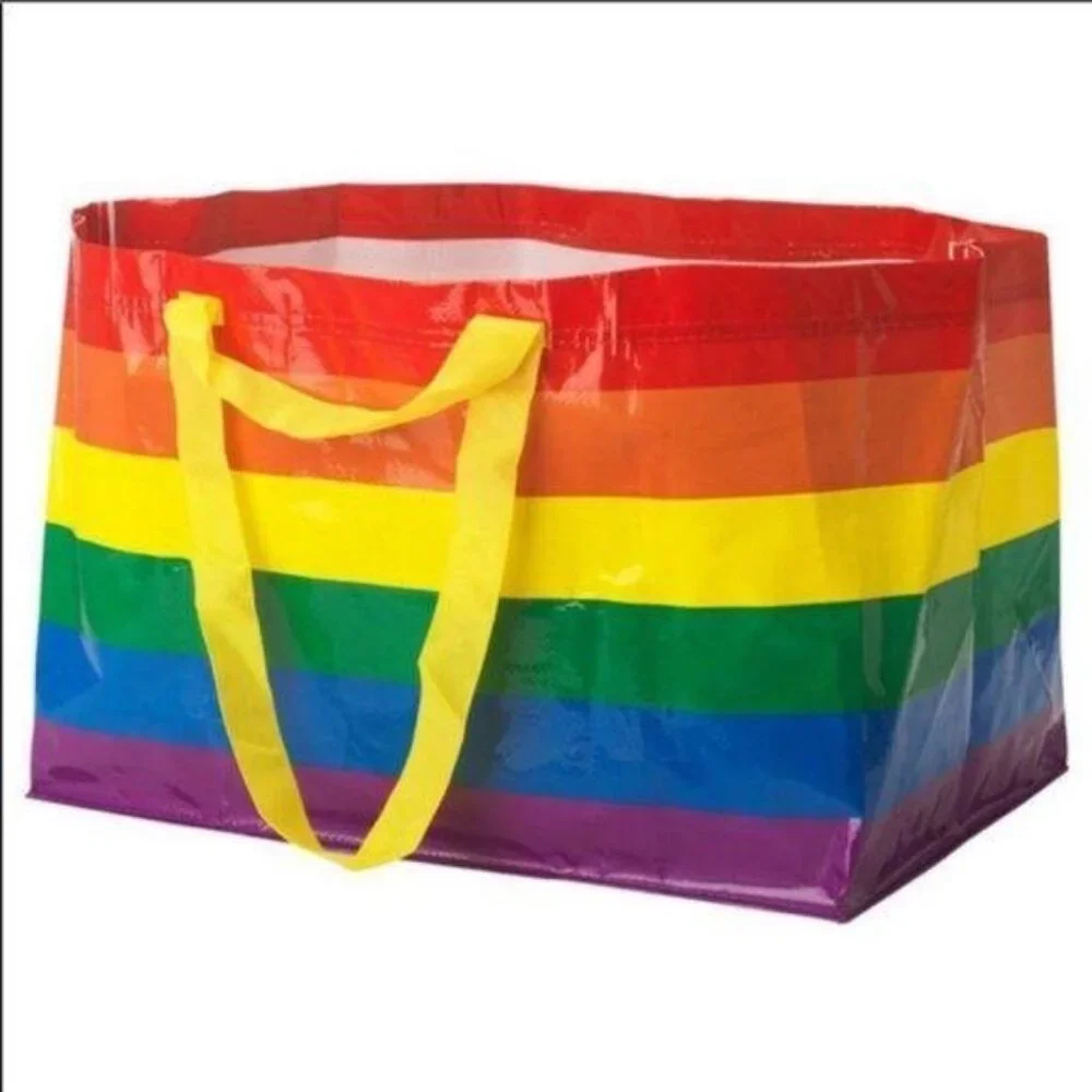 2 IKEA LGBTQ PRIDE Reusable Tote Bag STORSTOMMA